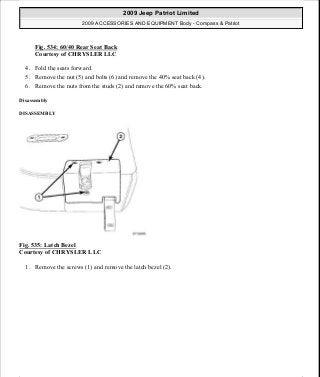 Manuales de reparaciones jeep compass y patriot limited 2007-2009