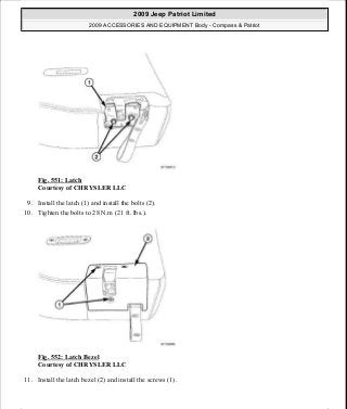 Manuales de reparaciones jeep compass y patriot limited 2007-2009