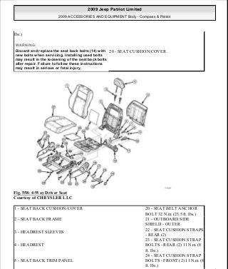 Manuales de reparaciones jeep compass y patriot limited 2007-2009