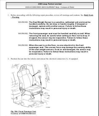 Manuales de reparaciones jeep compass y patriot limited 2007-2009