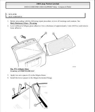 Manuales de reparaciones jeep compass y patriot limited 2007-2009