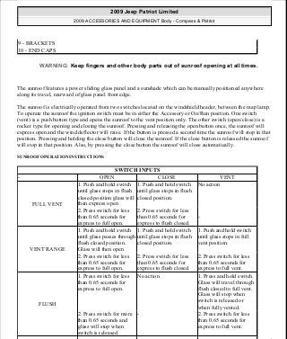 Manuales de reparaciones jeep compass y patriot limited 2007-2009