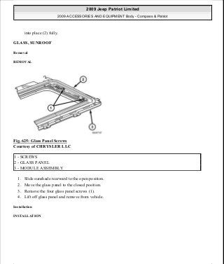 Manuales de reparaciones jeep compass y patriot limited 2007-2009