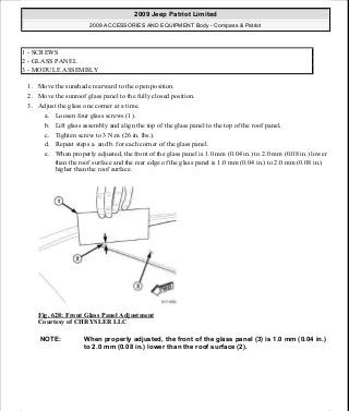 Manuales de reparaciones jeep compass y patriot limited 2007-2009