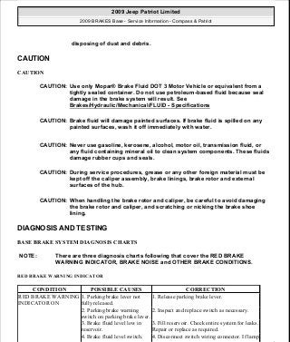 Manuales de reparaciones jeep compass y patriot limited 2007-2009