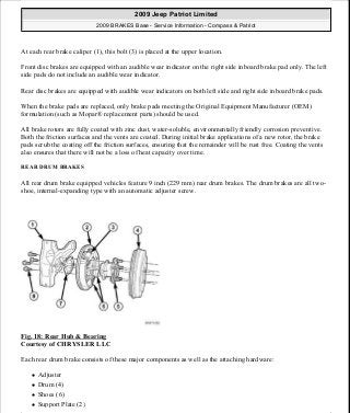 Manuales de reparaciones jeep compass y patriot limited 2007-2009