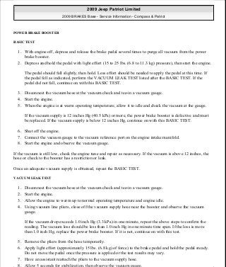 Manuales de reparaciones jeep compass y patriot limited 2007-2009