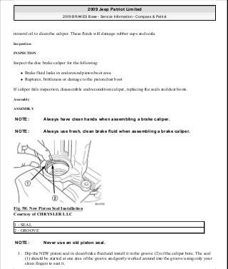 Manuales de reparaciones jeep compass y patriot limited 2007-2009