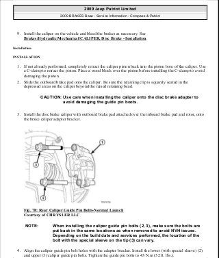 Manuales de reparaciones jeep compass y patriot limited 2007-2009