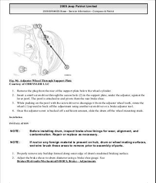 Manuales de reparaciones jeep compass y patriot limited 2007-2009