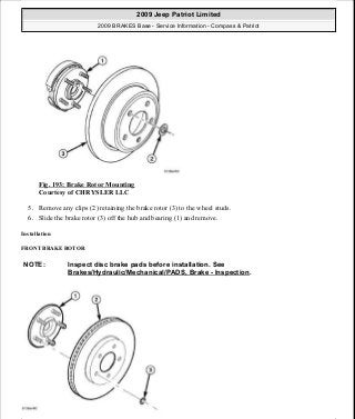 Manuales de reparaciones jeep compass y patriot limited 2007-2009