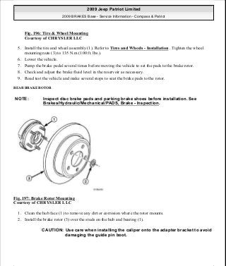 Manuales de reparaciones jeep compass y patriot limited 2007-2009
