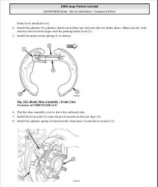 Manuales de reparaciones jeep compass y patriot limited 2007-2009
