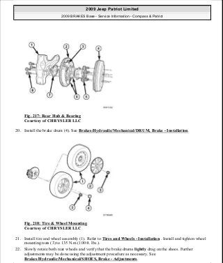 Manuales de reparaciones jeep compass y patriot limited 2007-2009