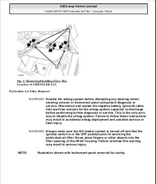 Manuales de reparaciones jeep compass y patriot limited 2007-2009