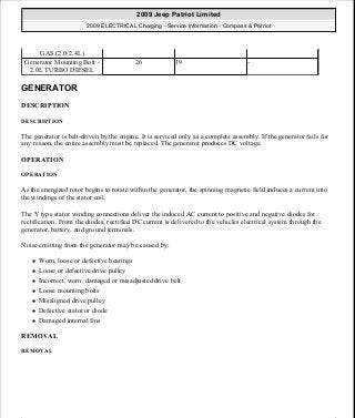 Manuales de reparaciones jeep compass y patriot limited 2007-2009
