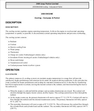 Manuales de reparaciones jeep compass y patriot limited 2007-2009
