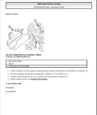 Manuales de reparaciones jeep compass y patriot limited 2007-2009