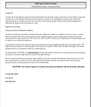 Manuales de reparaciones jeep compass y patriot limited 2007-2009