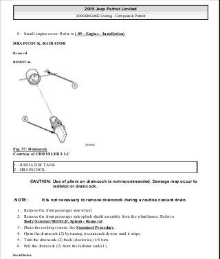 Manuales de reparaciones jeep compass y patriot limited 2007-2009