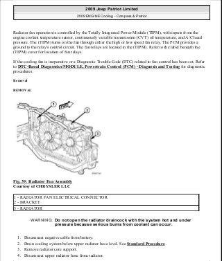 Manuales de reparaciones jeep compass y patriot limited 2007-2009