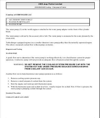 Manuales de reparaciones jeep compass y patriot limited 2007-2009