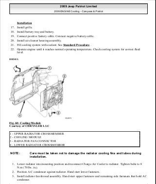 Manuales de reparaciones jeep compass y patriot limited 2007-2009