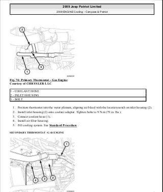 Manuales de reparaciones jeep compass y patriot limited 2007-2009