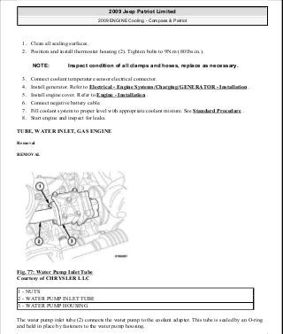 Manuales de reparaciones jeep compass y patriot limited 2007-2009