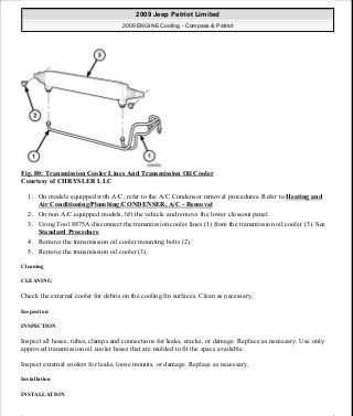 Manuales de reparaciones jeep compass y patriot limited 2007-2009