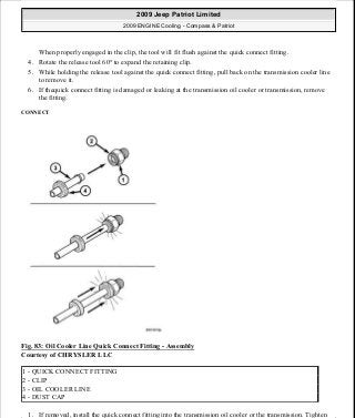 Manuales de reparaciones jeep compass y patriot limited 2007-2009