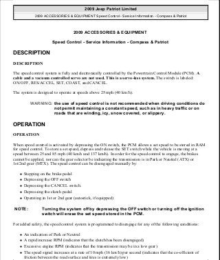 Manuales de reparaciones jeep compass y patriot limited 2007-2009