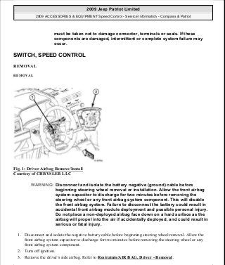 Manuales de reparaciones jeep compass y patriot limited 2007-2009