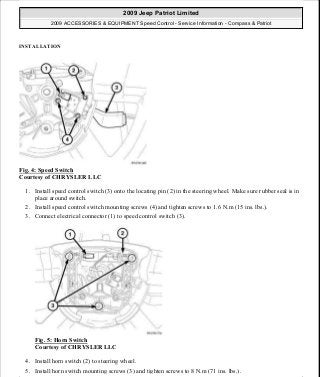 Manuales de reparaciones jeep compass y patriot limited 2007-2009