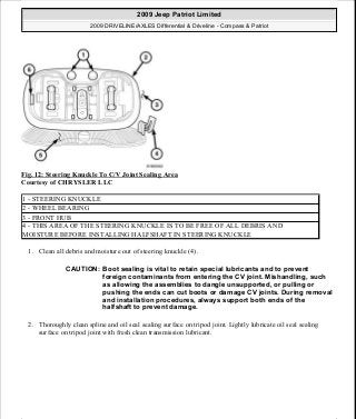 Manuales de reparaciones jeep compass y patriot limited 2007-2009