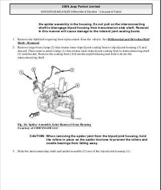 Manuales de reparaciones jeep compass y patriot limited 2007-2009