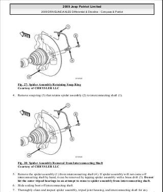 Manuales de reparaciones jeep compass y patriot limited 2007-2009