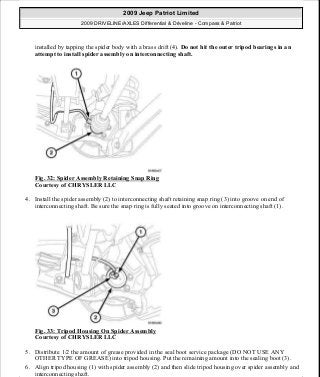 Manuales de reparaciones jeep compass y patriot limited 2007-2009