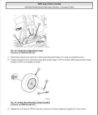 Manuales de reparaciones jeep compass y patriot limited 2007-2009