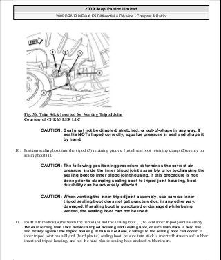 Manuales de reparaciones jeep compass y patriot limited 2007-2009