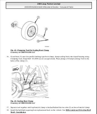 Manuales de reparaciones jeep compass y patriot limited 2007-2009