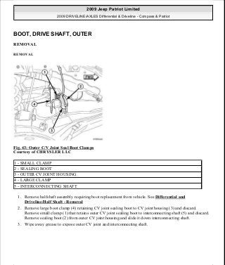 Manuales de reparaciones jeep compass y patriot limited 2007-2009