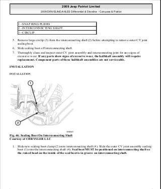 Manuales de reparaciones jeep compass y patriot limited 2007-2009
