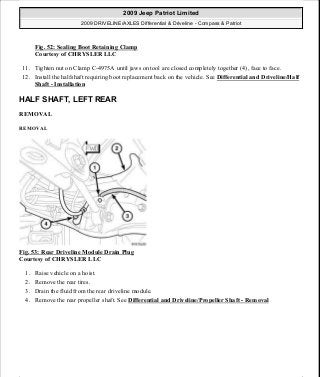 Manuales de reparaciones jeep compass y patriot limited 2007-2009