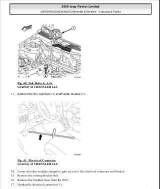 Manuales de reparaciones jeep compass y patriot limited 2007-2009