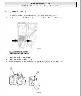 Manuales de reparaciones jeep compass y patriot limited 2007-2009