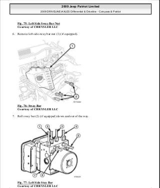 Manuales de reparaciones jeep compass y patriot limited 2007-2009