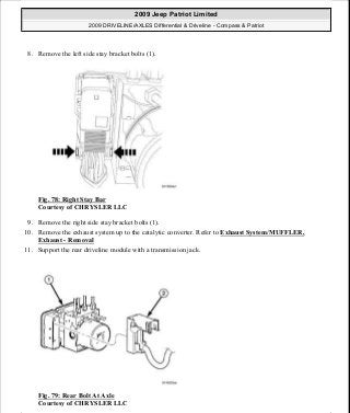 Manuales de reparaciones jeep compass y patriot limited 2007-2009