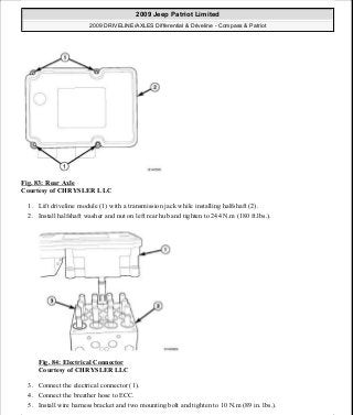 Manuales de reparaciones jeep compass y patriot limited 2007-2009