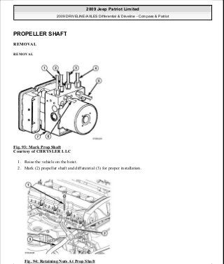 Manuales de reparaciones jeep compass y patriot limited 2007-2009
